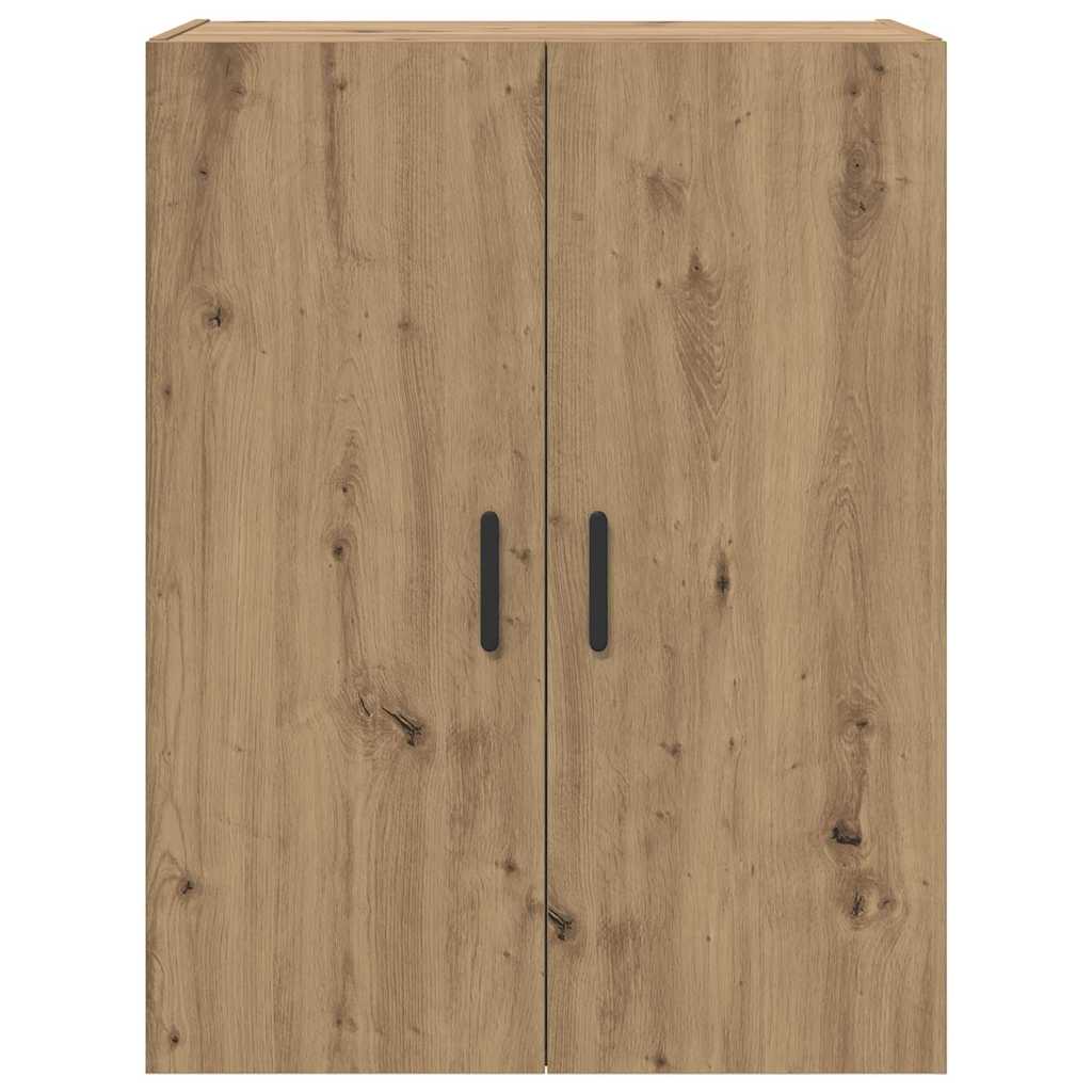 Wandschrank Eiche handwerklich 69.5 x 34 x 90 cm Holzwerkstoff