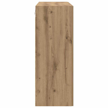 Wandschrank Eiche handwerklich 69.5 x 34 x 90 cm Holzwerkstoff