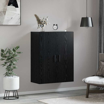 Wandschrank Schwarze Eiche 69.5 x 34 x 90 cm Holzwerkstoff