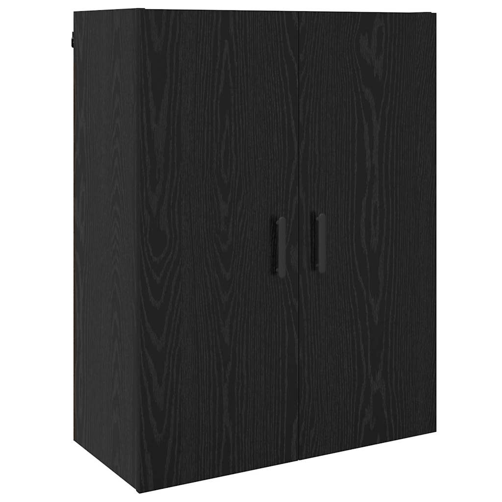 Wandschrank Schwarze Eiche 69.5 x 34 x 90 cm Holzwerkstoff