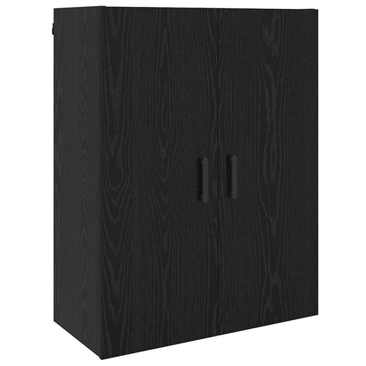 Wandschrank Schwarze Eiche 69.5 x 34 x 90 cm Holzwerkstoff