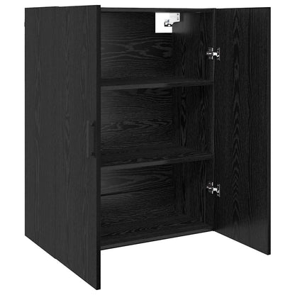 Wandschrank Schwarze Eiche 69.5 x 34 x 90 cm Holzwerkstoff