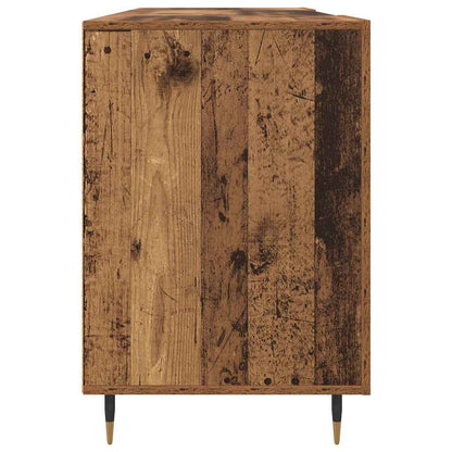 Schreibtisch mit Regal Altholz 140 x 50 x 75 cm Holzwerkstoff