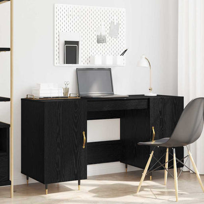 Schreibtisch Schwarze Eiche 140 x 50 x 75 cm Holzwerkstoff