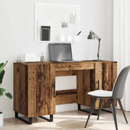 Schreibtisch mit Regal Altholz 140 x 50 x 75 cm Holzwerkstoff