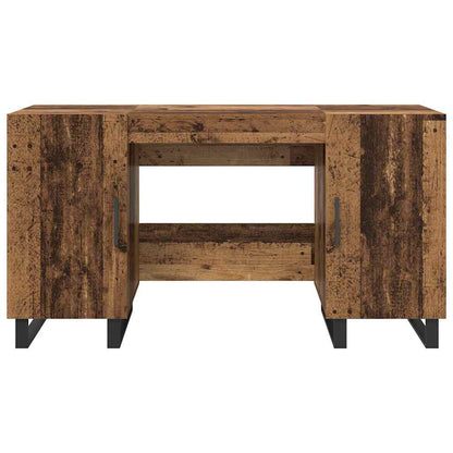 Schreibtisch mit Regal Altholz 140 x 50 x 75 cm Holzwerkstoff