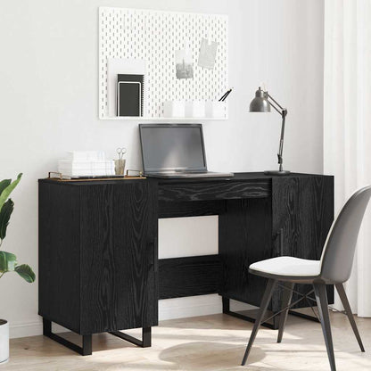 Schreibtisch Schwarze Eiche 140 x 50 x 75 cm Holzwerkstoff