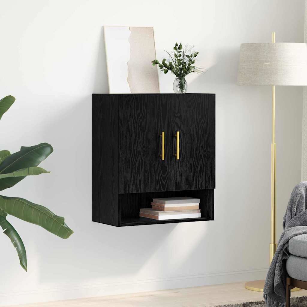 Wandschrank Schwarze Eiche 60 x 31 x 70 cm Holzwerkstoff