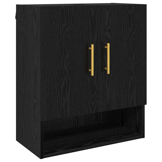 Wandschrank Schwarze Eiche 60 x 31 x 70 cm Holzwerkstoff