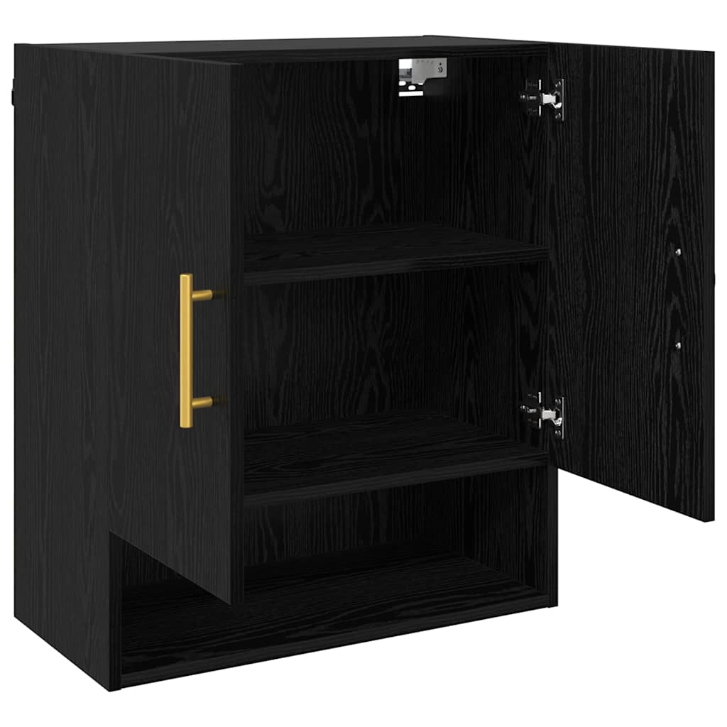 Wandschrank Schwarze Eiche 60 x 31 x 70 cm Holzwerkstoff