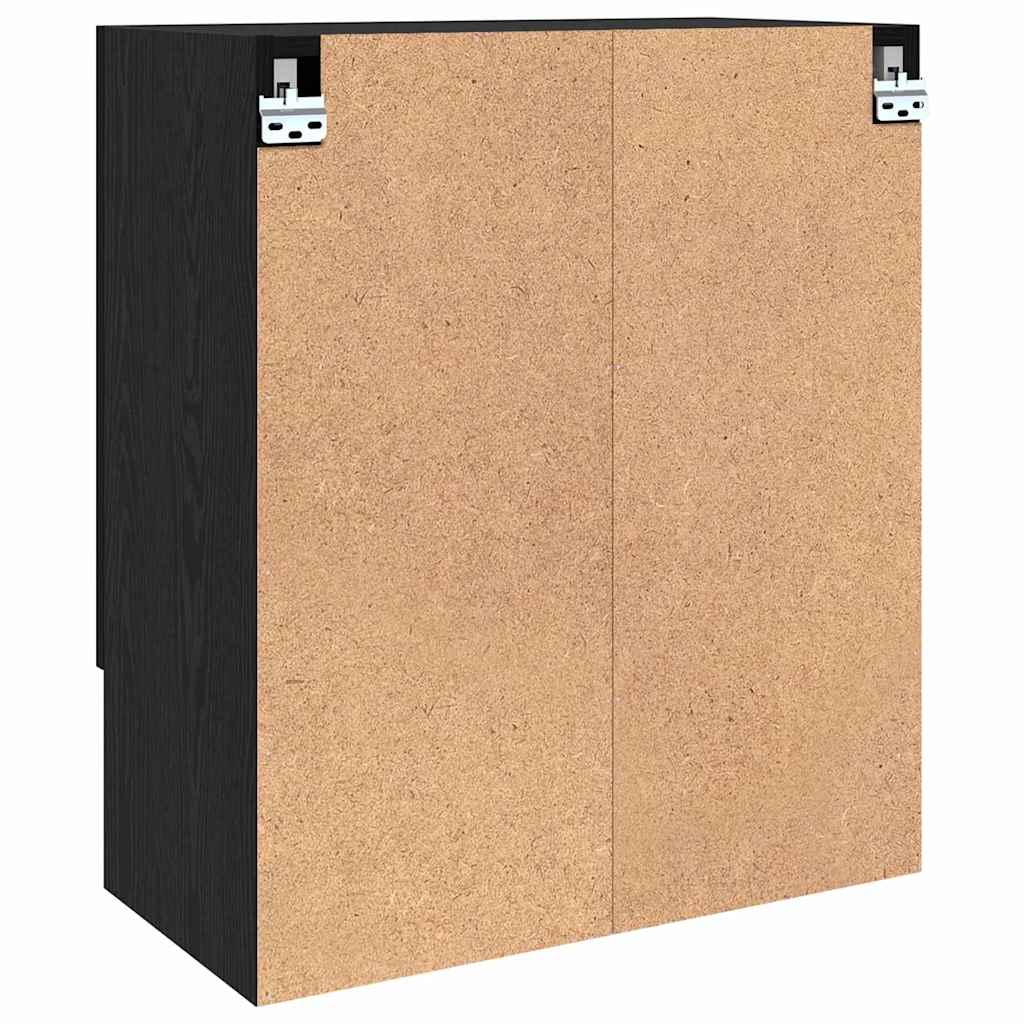 Wandschrank Schwarze Eiche 60 x 31 x 70 cm Holzwerkstoff