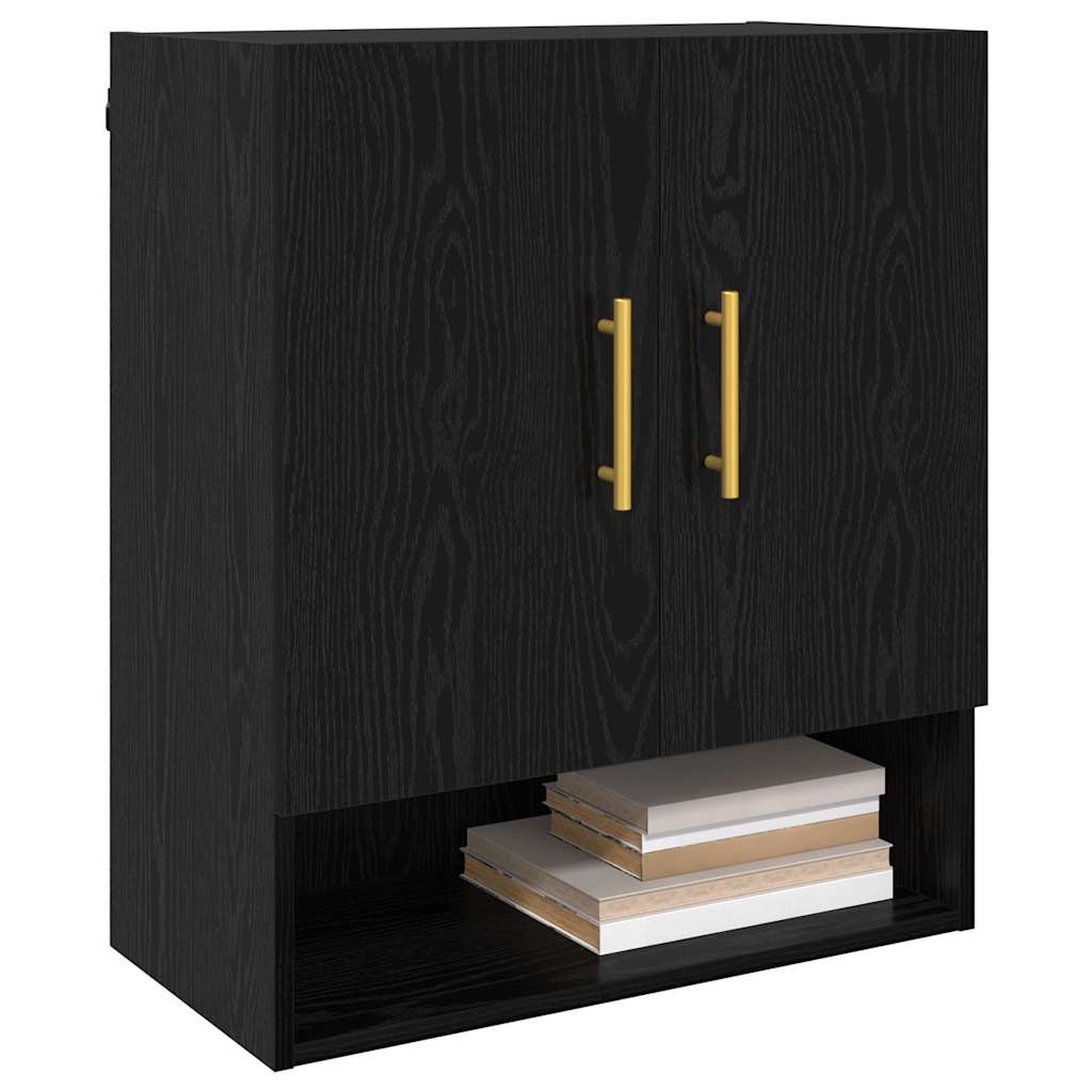 Wandschrank Schwarze Eiche 60 x 31 x 70 cm Holzwerkstoff