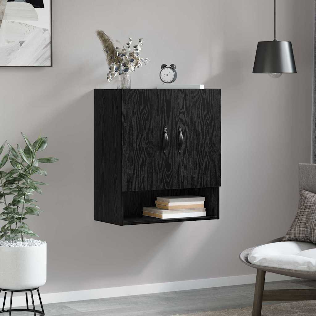 Wandschrank Schwarze Eiche 60 x 31 x 70 cm Holzwerkstoff