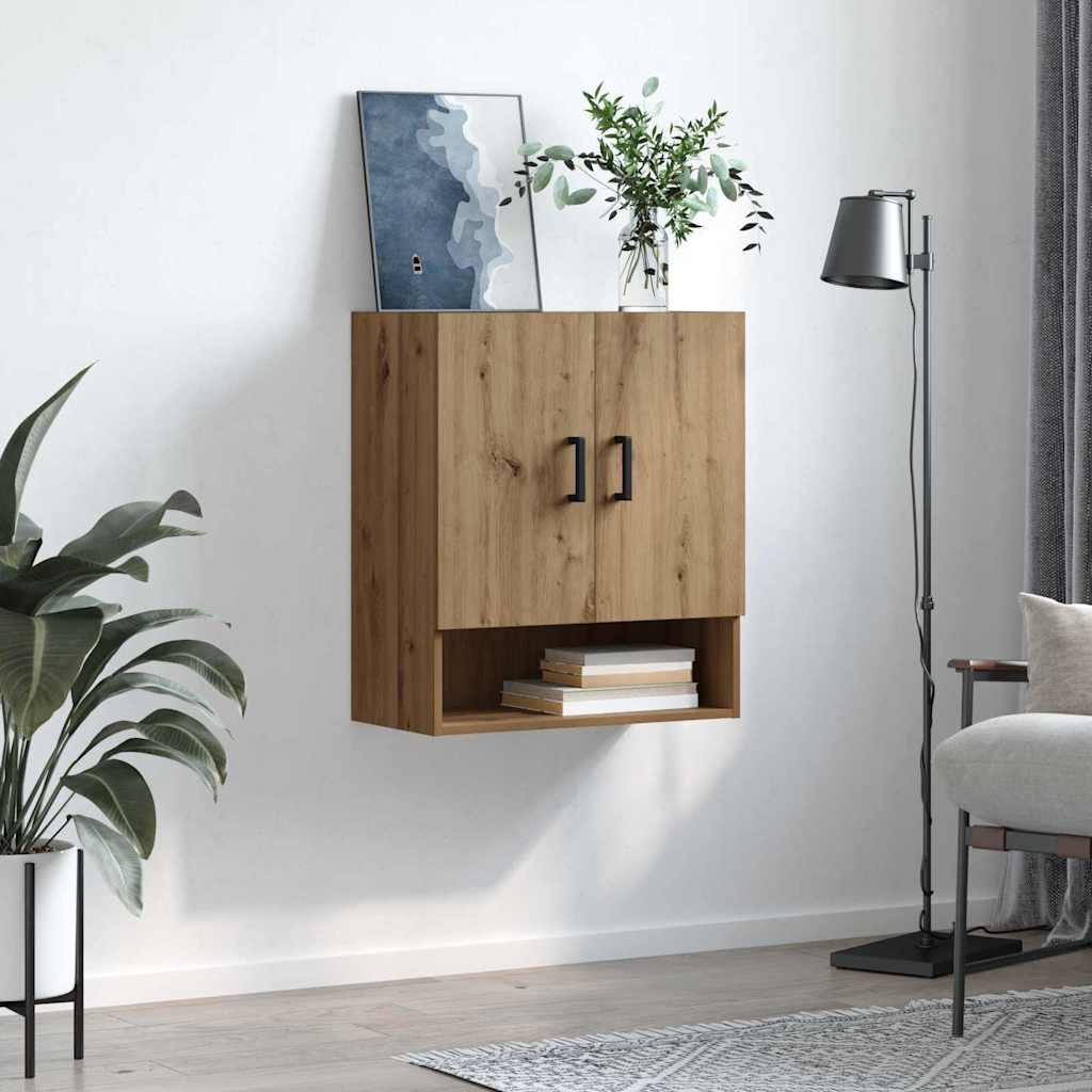 Wandschrank Eiche handwerklich 60 x 31 x 70 cm Holzwerkstoff