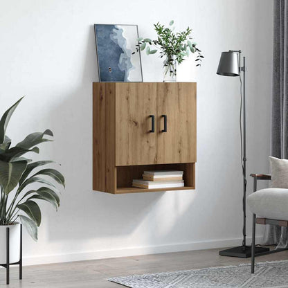 Wandschrank Eiche handwerklich 60 x 31 x 70 cm Holzwerkstoff
