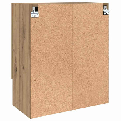 Wandschrank Eiche handwerklich 60 x 31 x 70 cm Holzwerkstoff