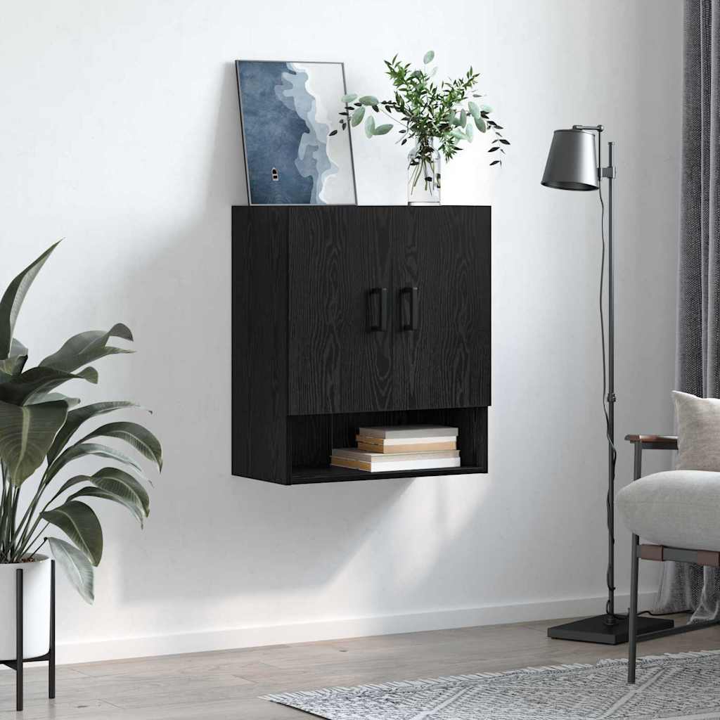 Wandschrank Schwarze Eiche 60 x 31 x 70 cm Holzwerkstoff