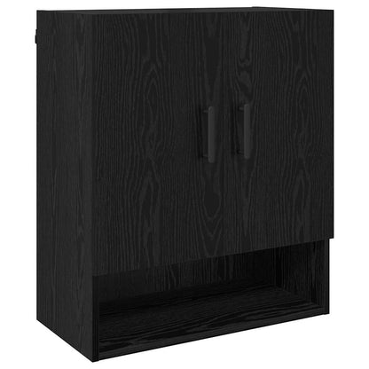 Wandschrank Schwarze Eiche 60 x 31 x 70 cm Holzwerkstoff