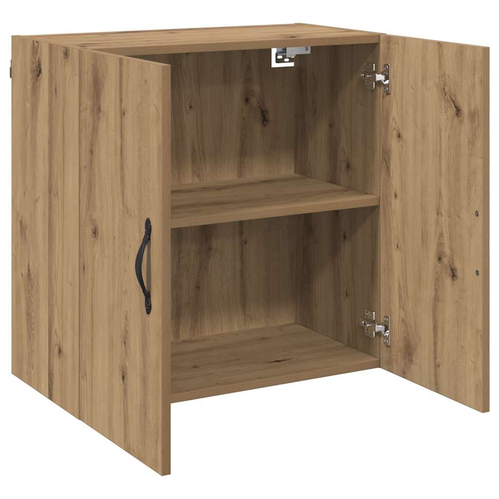 Wandschrank Eiche handwerklich 60 x 31 x 60 cm Holzwerkstoff