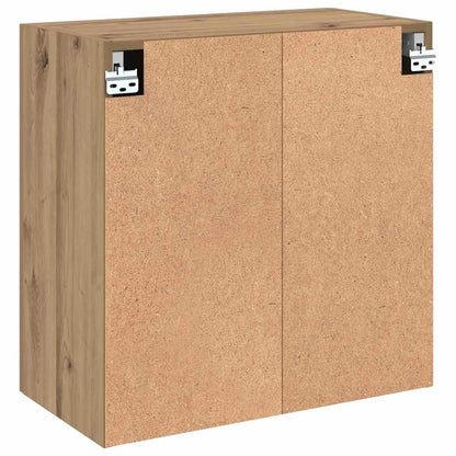 Wandschrank Eiche handwerklich 60 x 31 x 60 cm Holzwerkstoff