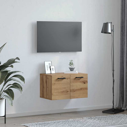 Wandschrank Eiche handwerklich 60 x 36.5 x 35 cm Holzwerkstoff