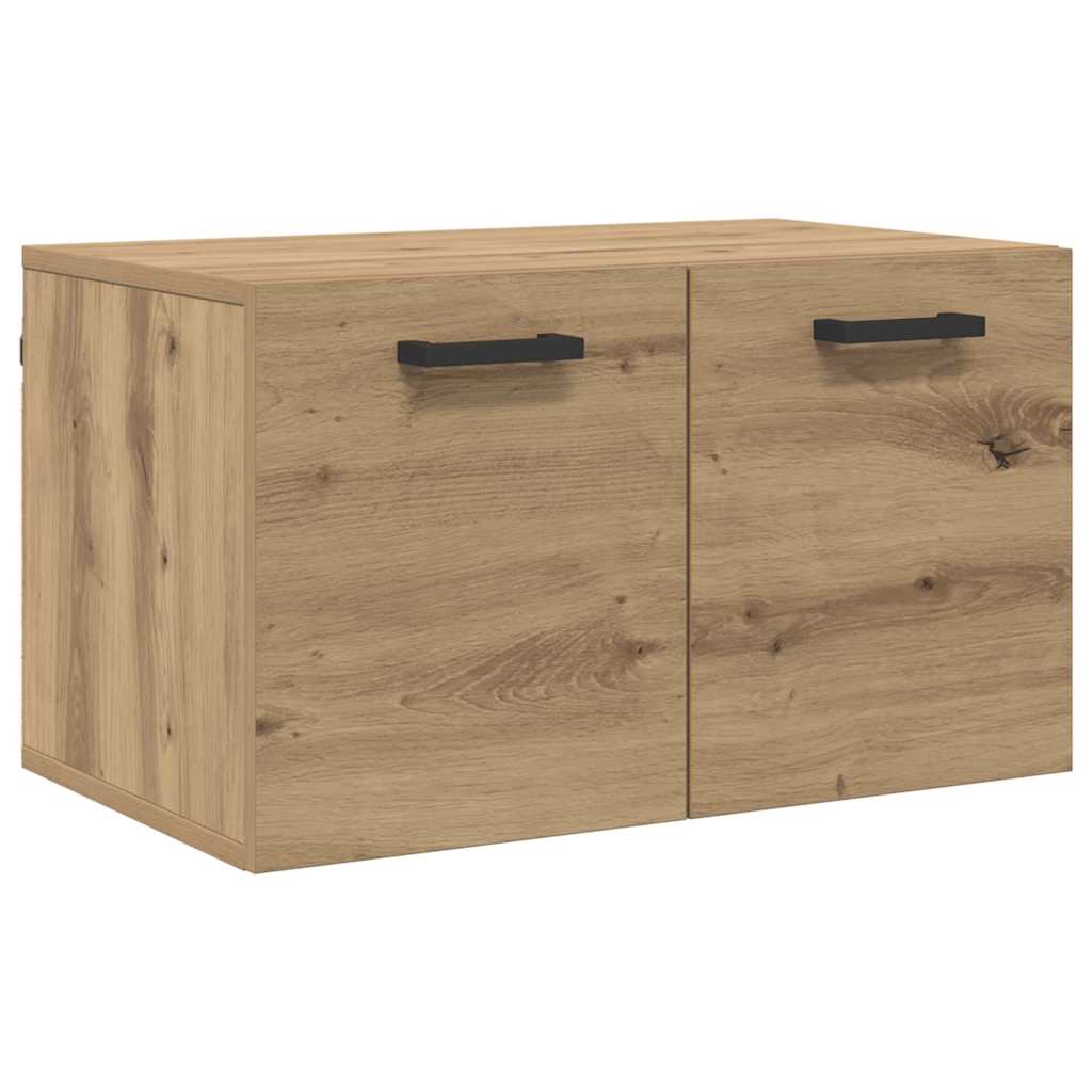 Wandschrank Eiche handwerklich 60 x 36.5 x 35 cm Holzwerkstoff