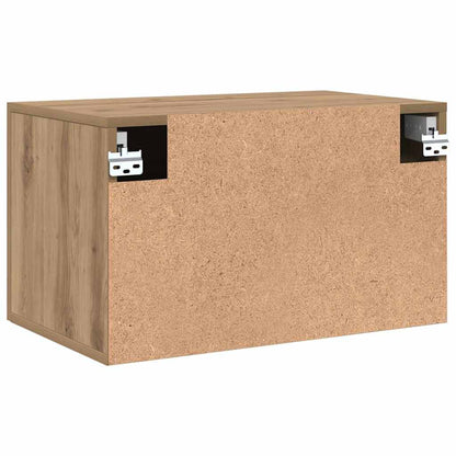 Wandschrank Eiche handwerklich 60 x 36.5 x 35 cm Holzwerkstoff