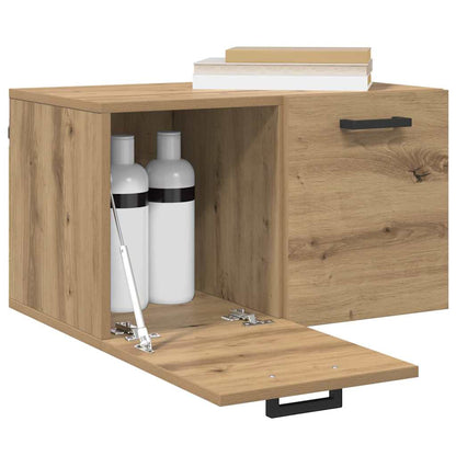 Wandschrank Eiche handwerklich 60 x 36.5 x 35 cm Holzwerkstoff