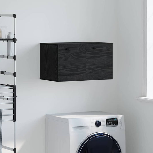 Wandschrank Schwarze Eiche 60 x 36.5 x 35 cm Holzwerkstoff
