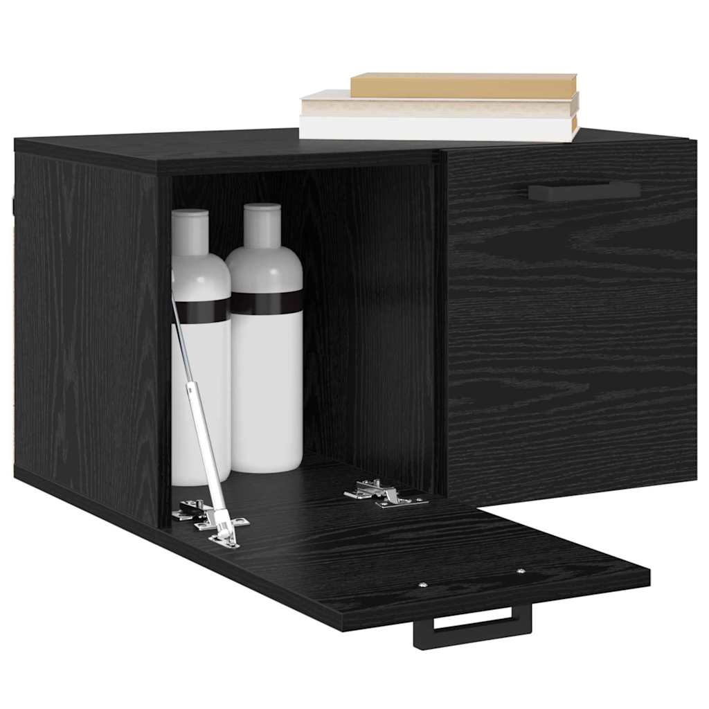Wandschrank Schwarze Eiche 60 x 36.5 x 35 cm Holzwerkstoff