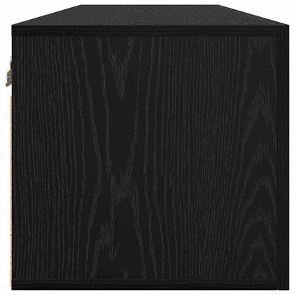Wandschrank Schwarze Eiche 80 x 36.5 x 35 cm Holzwerkstoff