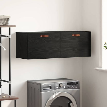 Wandschrank Schwarze Eiche 100 x 36.5 x 35 cm Holzwerkstoff