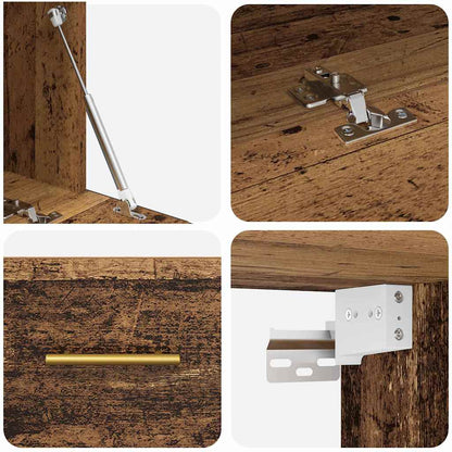 Wandschrank Altholz 100 x 36.5 x 35 cm Holzwerkstoff