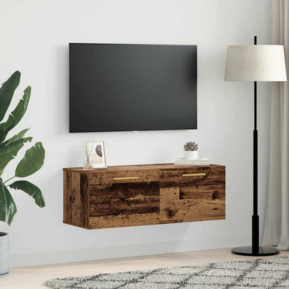 Wandschrank Altholz 100 x 36.5 x 35 cm Holzwerkstoff