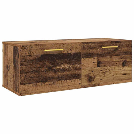 Wandschrank Altholz 100 x 36.5 x 35 cm Holzwerkstoff