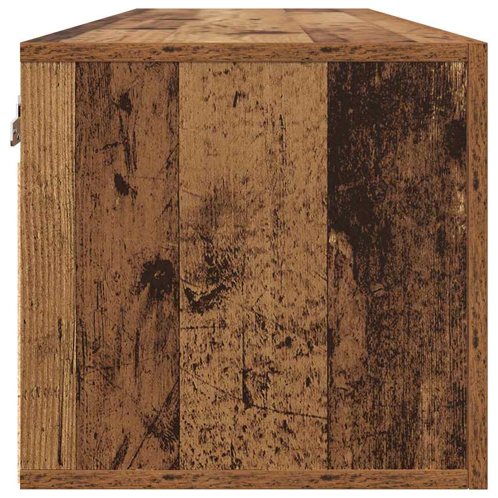 Wandschrank Altholz 100 x 36.5 x 35 cm Holzwerkstoff