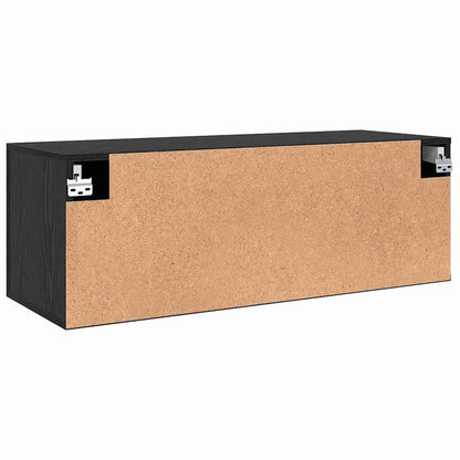 Wandschrank Schwarze Eiche 100 x 36.5 x 35 cm Holzwerkstoff