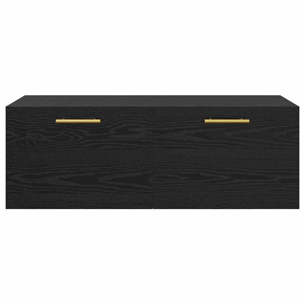 Wandschrank Schwarze Eiche 100 x 36.5 x 35 cm Holzwerkstoff