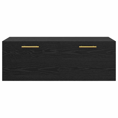 Wandschrank Schwarze Eiche 100 x 36.5 x 35 cm Holzwerkstoff
