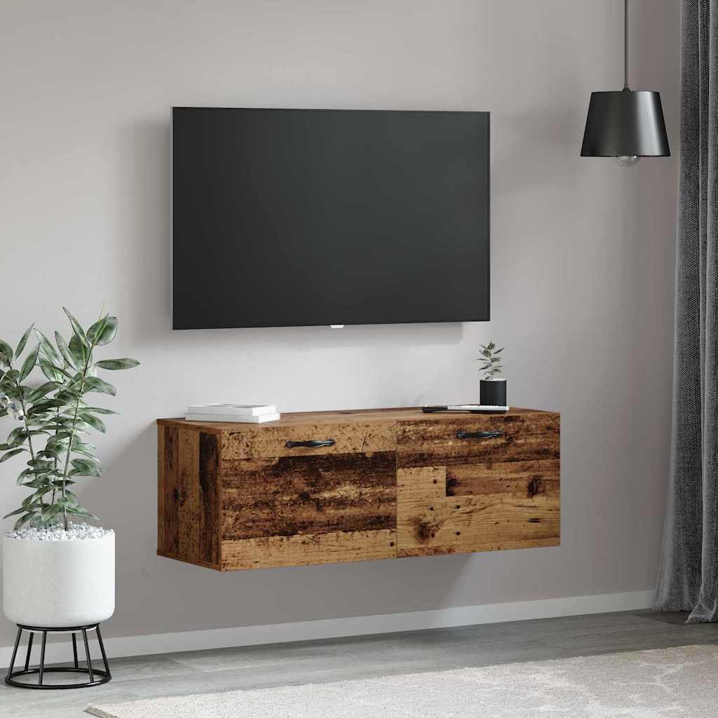 Wandschrank Altholz 100 x 36.5 x 35 cm Holzwerkstoff