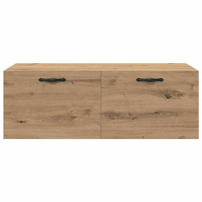 Wandschrank Eiche handwerklich 100 x 36.5 x 35 cm Holzwerkstoff
