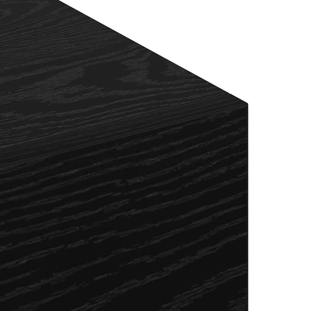 Wandschrank Schwarze Eiche 100 x 36.5 x 35 cm Holzwerkstoff