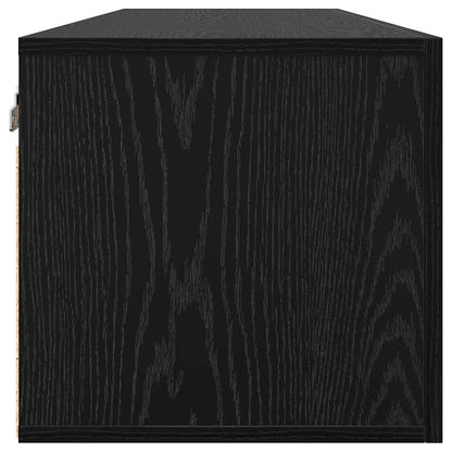 Wandschrank Schwarze Eiche 100 x 36.5 x 35 cm Holzwerkstoff