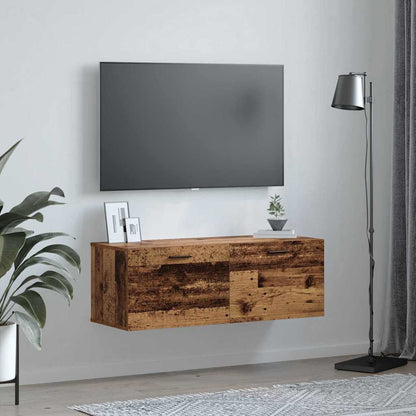 Wandschrank Altholz 100 x 36.5 x 35 cm Holzwerkstoff