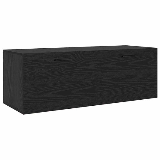 Wandschrank Schwarze Eiche 100 x 36.5 x 35 cm Holzwerkstoff