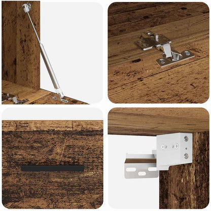 Wandschrank Altholz 100 x 36.5 x 35 cm Holzwerkstoff