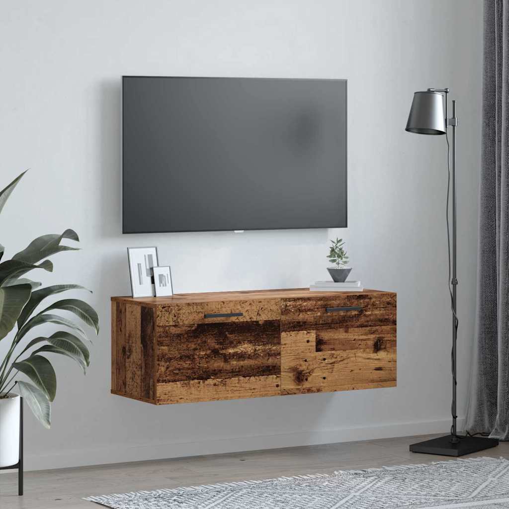 Wandschrank Altholz 100 x 36.5 x 35 cm Holzwerkstoff