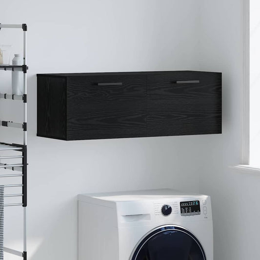 Wandschrank Schwarze Eiche 100 x 36.5 x 35 cm Holzwerkstoff