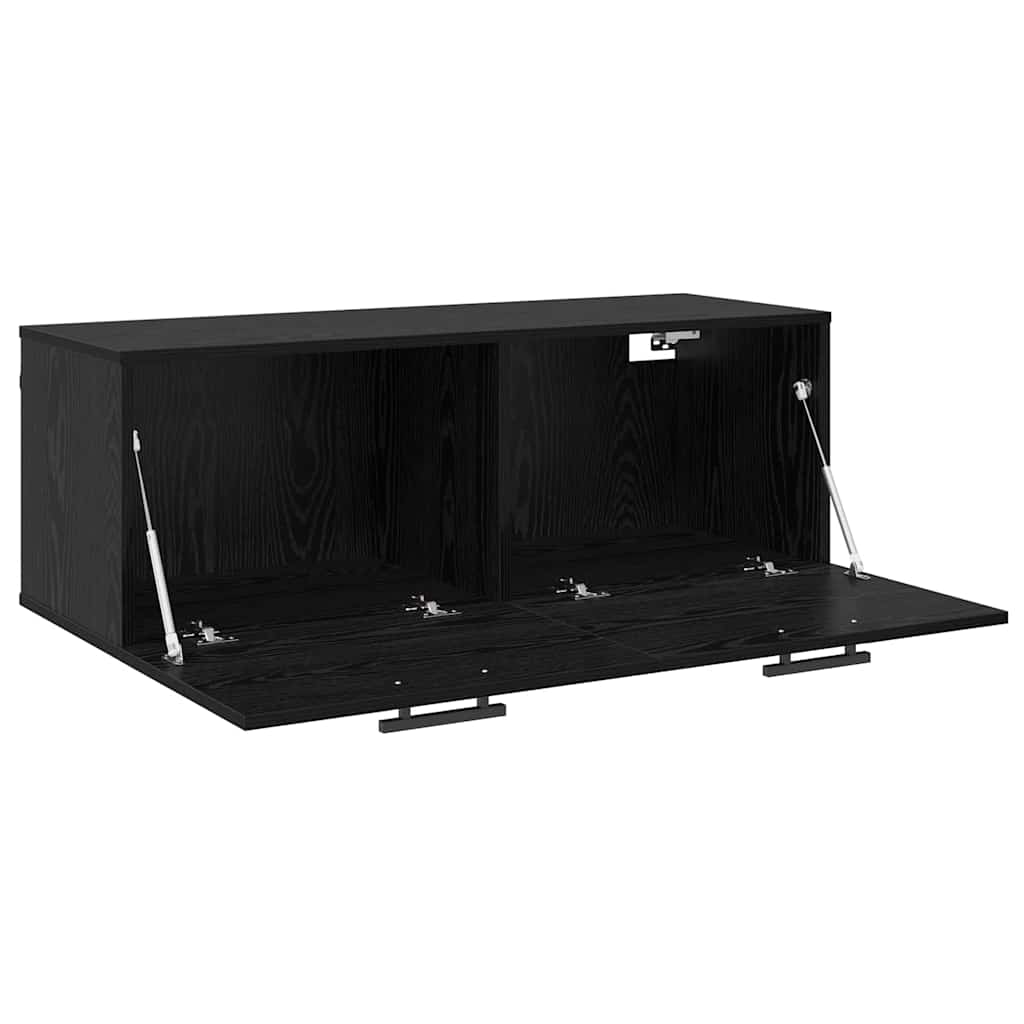 Wandschrank Schwarze Eiche 100 x 36.5 x 35 cm Holzwerkstoff