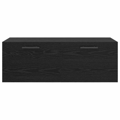 Wandschrank Schwarze Eiche 100 x 36.5 x 35 cm Holzwerkstoff